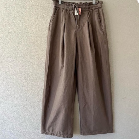 FP Movement by Free People Khaki and Brown Wide-Leg Pants - Picture 5 of 10